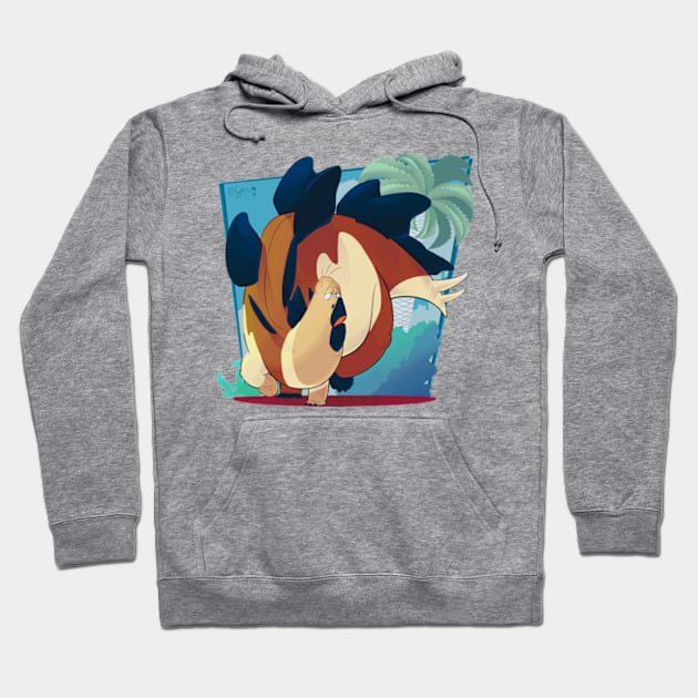 Stegosaurus Hoodie by Geb